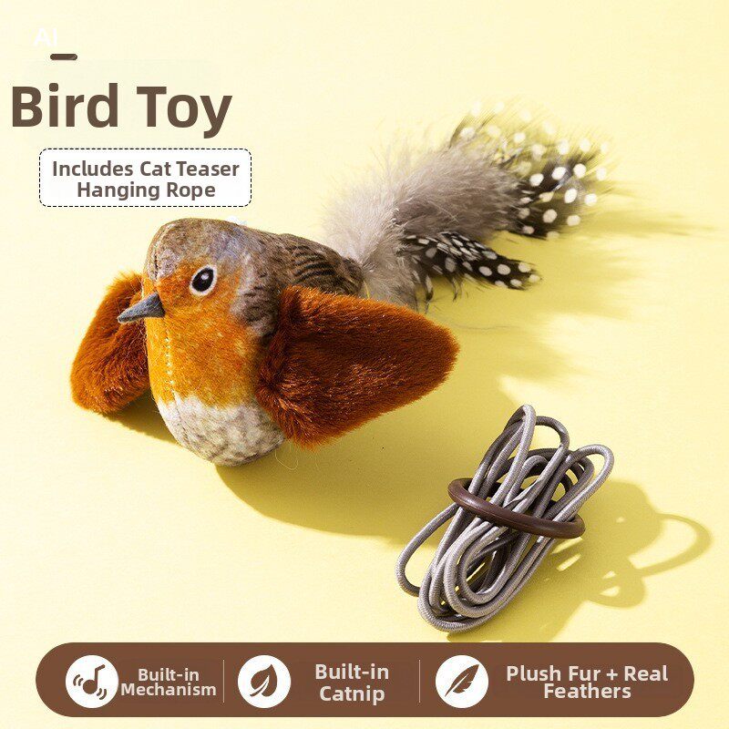 CAT TOY BIRD