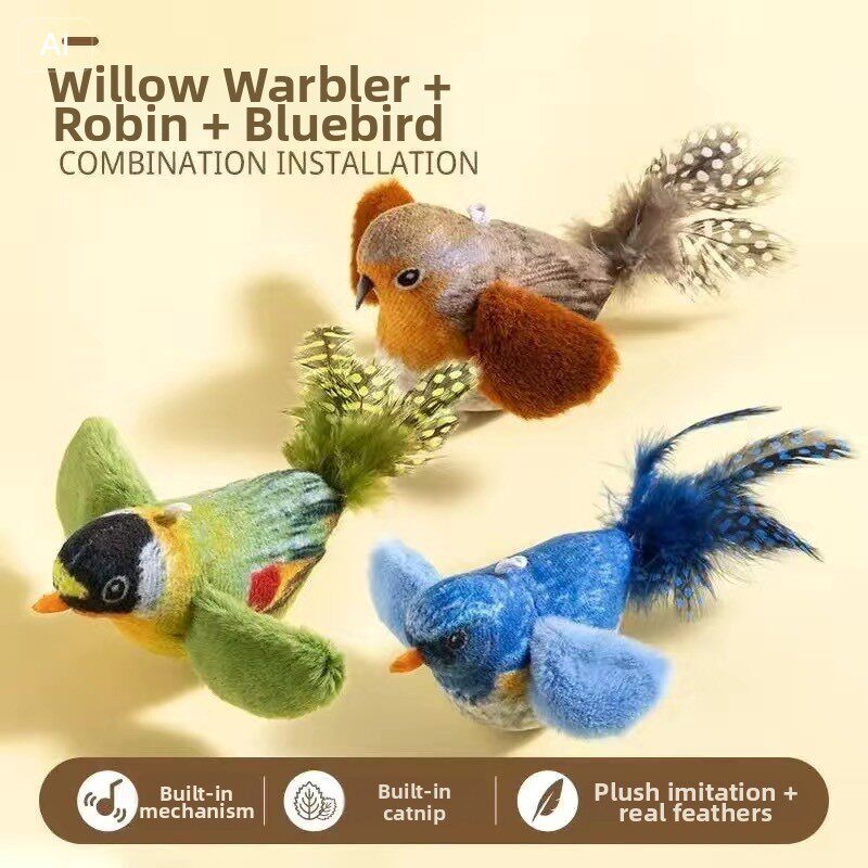 CAT TOY BIRD