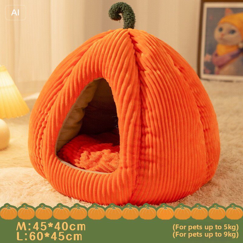 Pumpkin Cats Bed