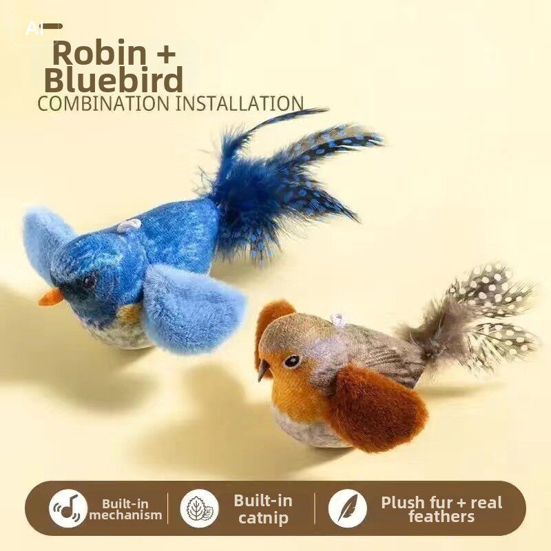 CAT TOY BIRD