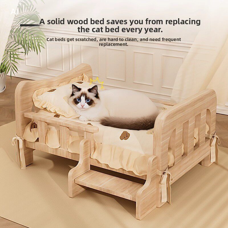Pets Wood Bed