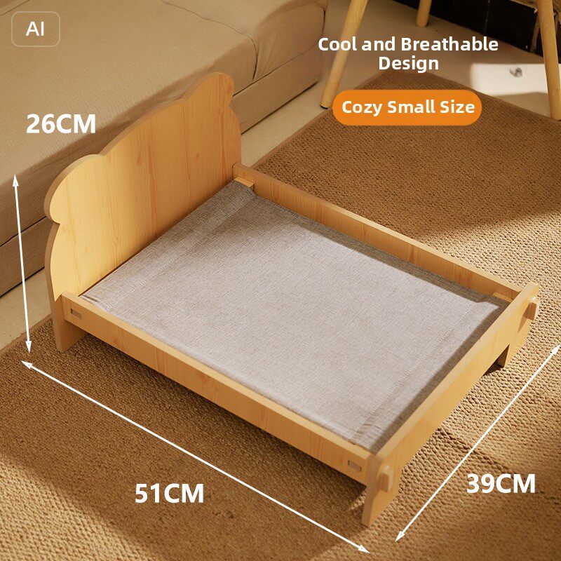Pets Wood Bed