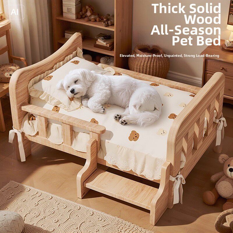 Pets Wood Bed